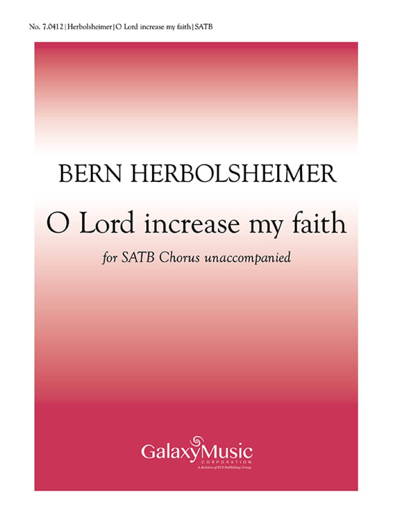 O Lord, Increase My Faith